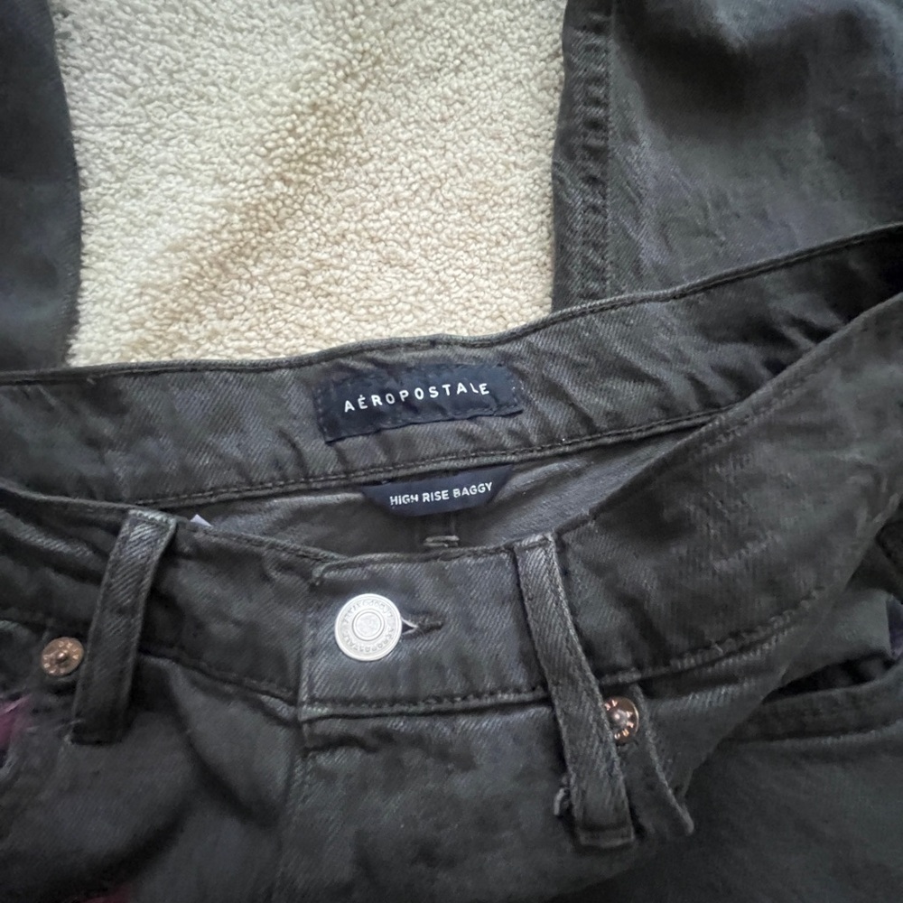 Aeropostale gray High Rise Baggy Pants
